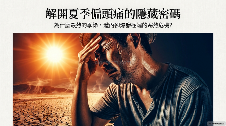 從炎熱夏季偏頭痛，觀察經絡極端寒熱的8種現象！