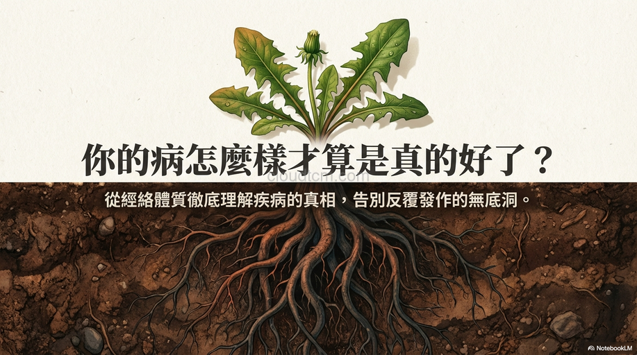 你的病怎麼樣才算是真的好了？從經絡體質徹底理解！