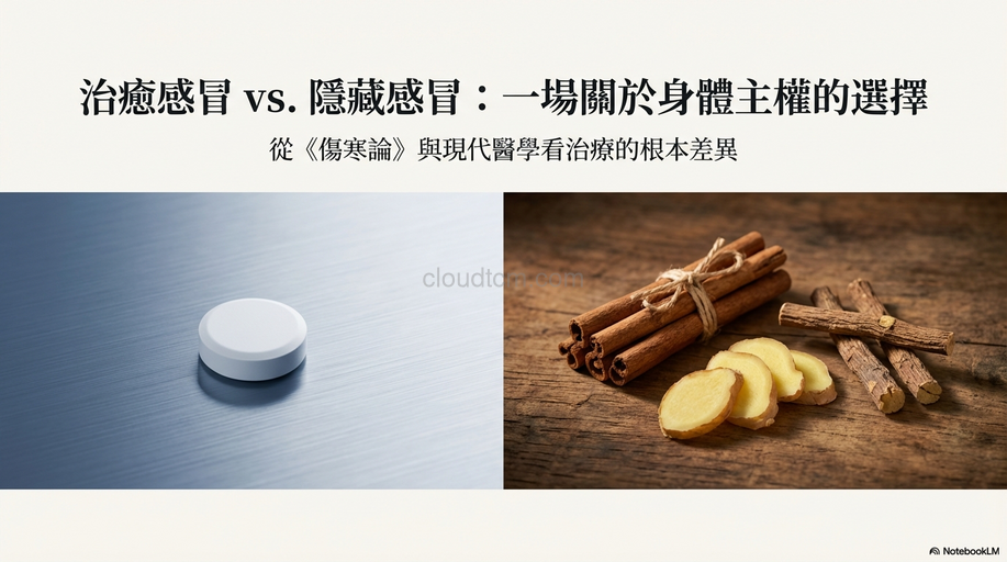 感冒治療的關鍵差別,中藥與西藥究竟在想什麼?
