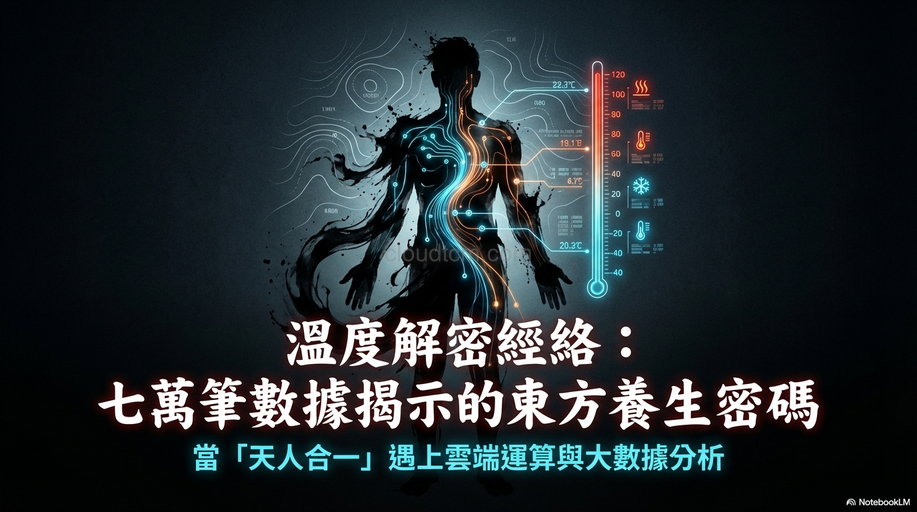 從大量現代經絡數據證明，經絡型態與天氣溫度有關！