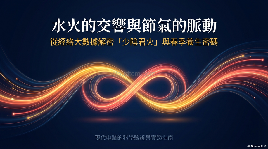 從經絡數據探討「少陰君火」對現代人的養生意義!