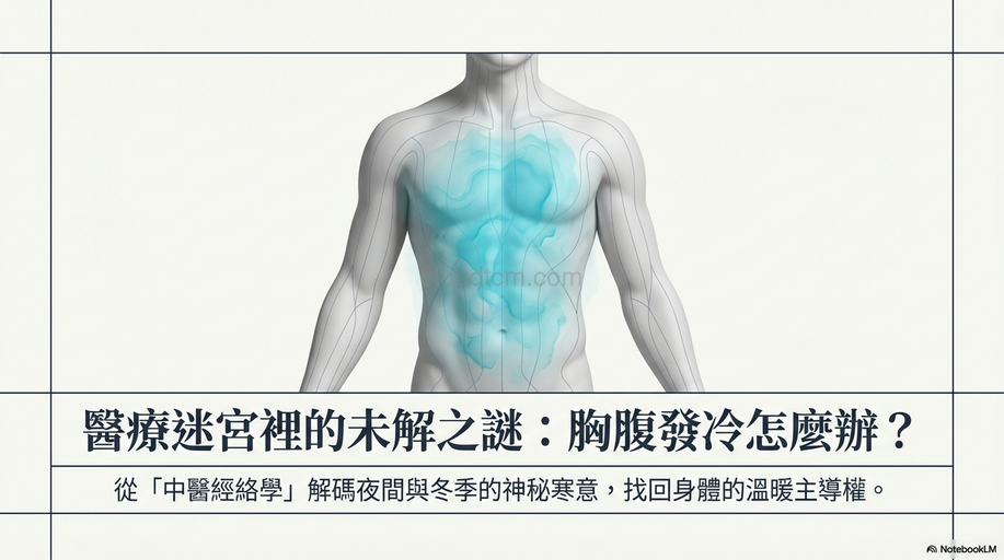 胸部、腹部發冷是怎麼回事？從經絡理解原因及改善！