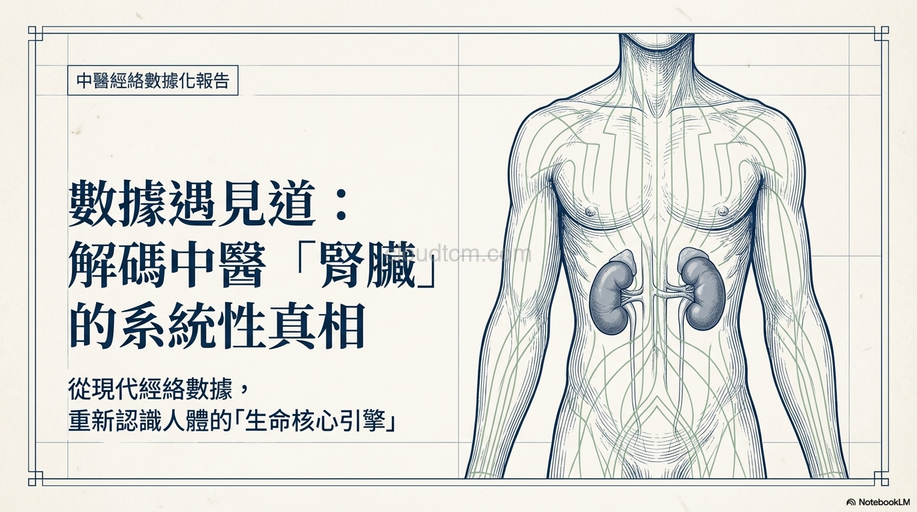 從腎經組成的經絡型態，理解中醫的「腎臟」究竟是什麼？