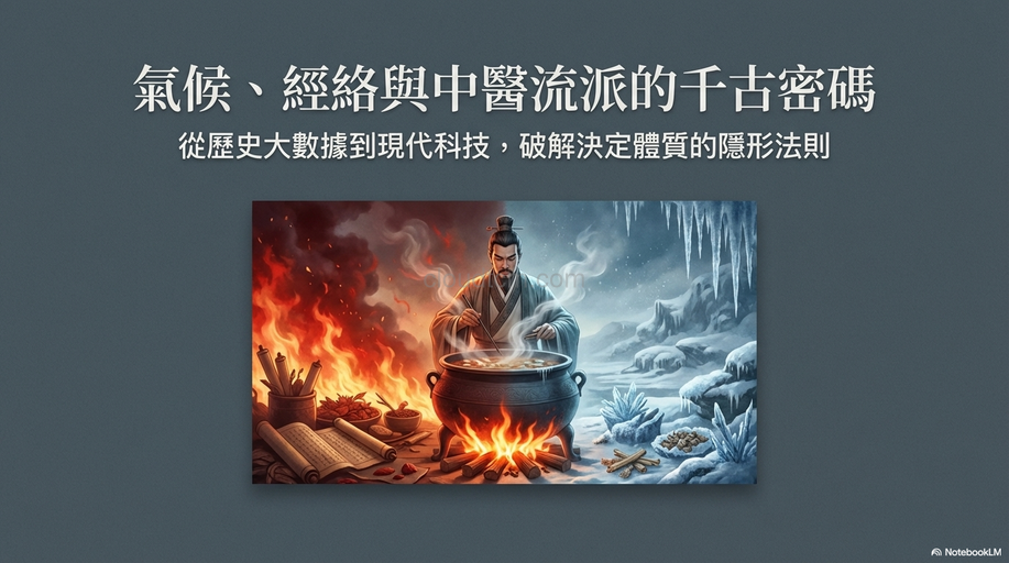 從氣候與經絡理解中醫流派與現代人體質!