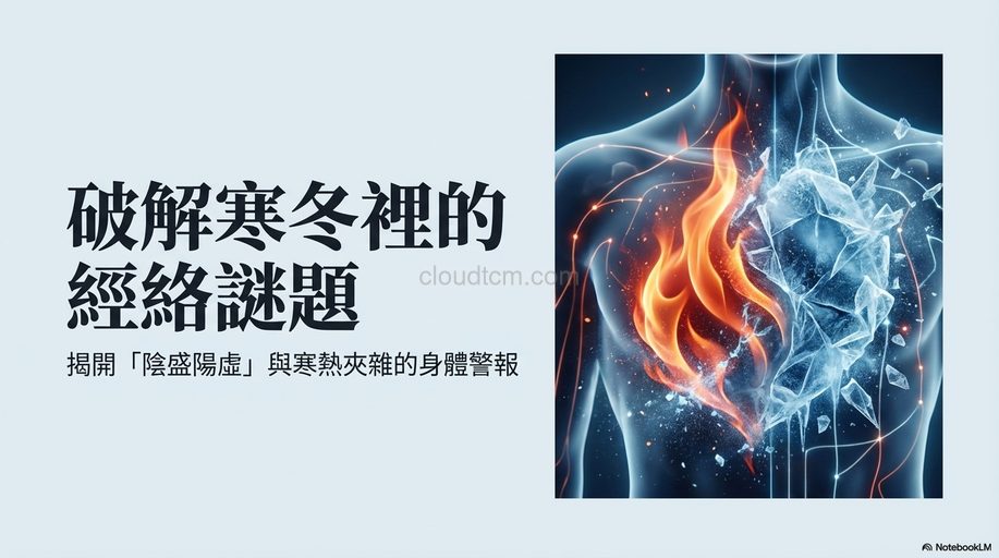 陰寒季節「陰盛陽虛」的經絡型態，寒熱夾雜難應付！