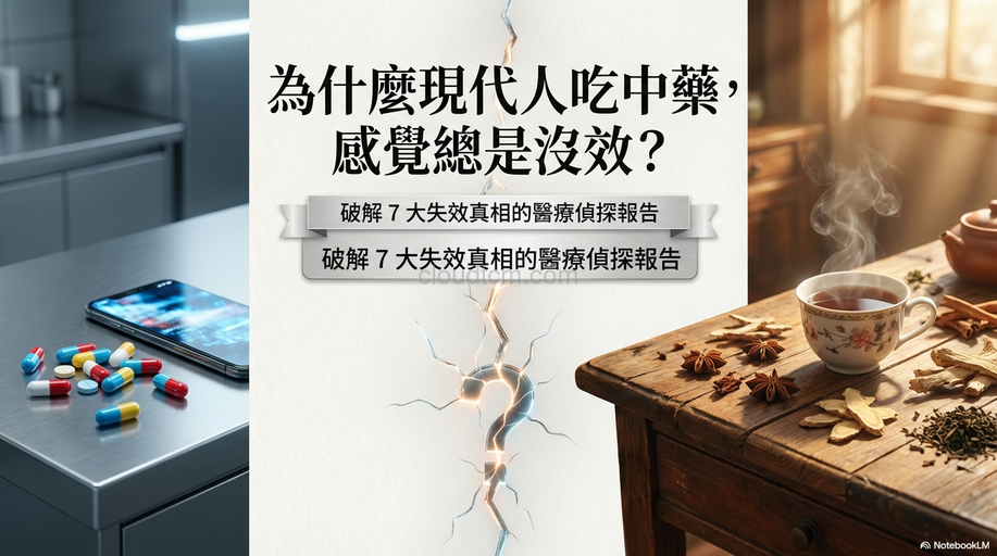 為什麼吃中藥沒有效果？7大原因讓你一看就懂！