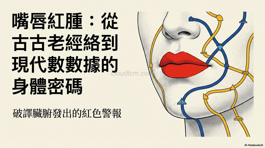 嘴唇紅腫怎麼辦?從中醫證候,經絡與中藥理解！