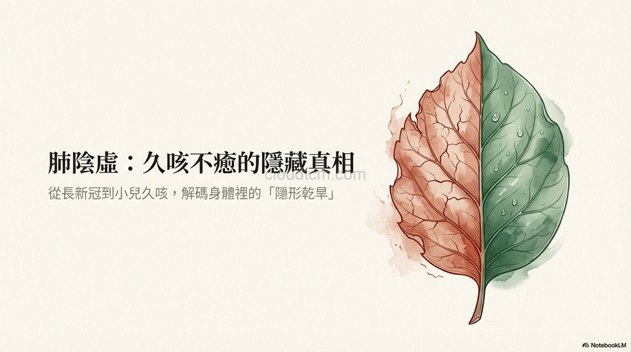 肺陰虛的原因,症狀與經絡，運用穴道及中藥加以改善！