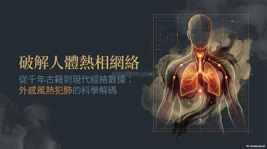 外感風熱犯肺的原因,症狀與經絡型態，從穴道中藥加以改善！