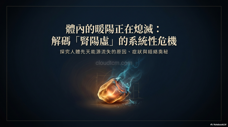 腎陽虛的原因,症狀與經絡，運用穴道及中藥加以改善！