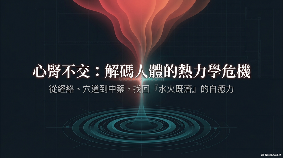 心腎不交的原因,症狀與經絡,運用穴道與中藥加以改善!