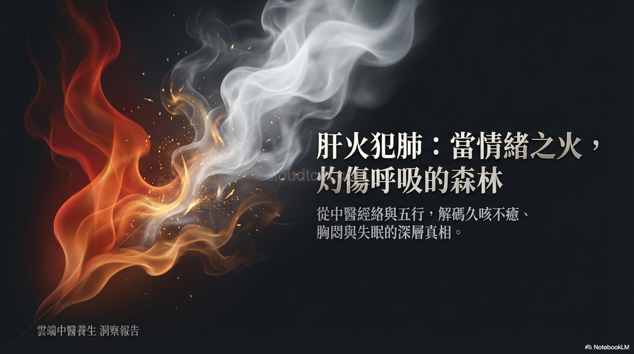 肝火犯肺的原因,症狀與經絡，運用穴道及中藥加以改善！