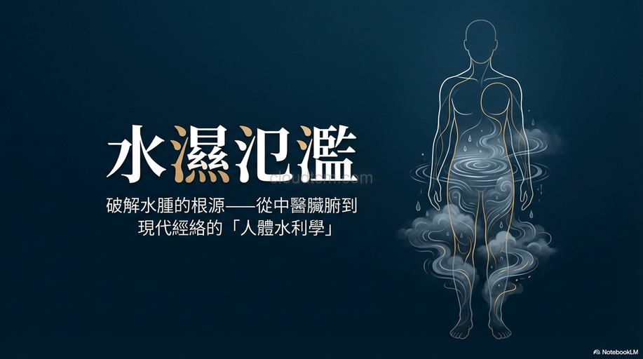 水濕氾濫的原因,症狀與經絡,運用穴道及中藥加以改善!