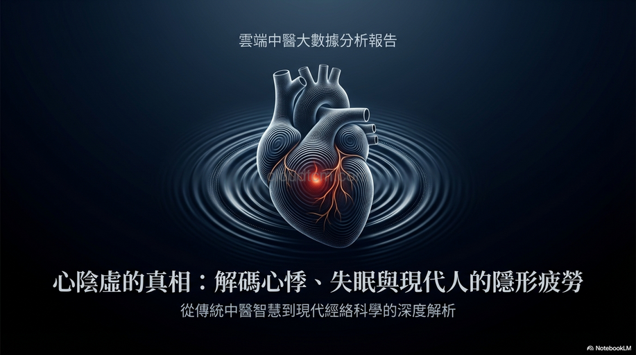 心陰虛的原因,症狀與經絡，運用穴道與中藥加以改善！