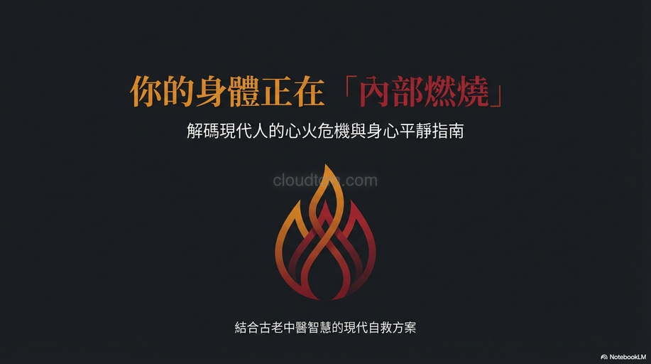 心火旺盛的原因,症狀與經絡，運用穴道及中藥加以改善！